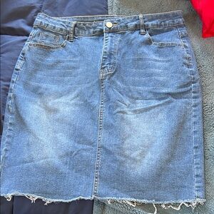 Denim Blue Skirt